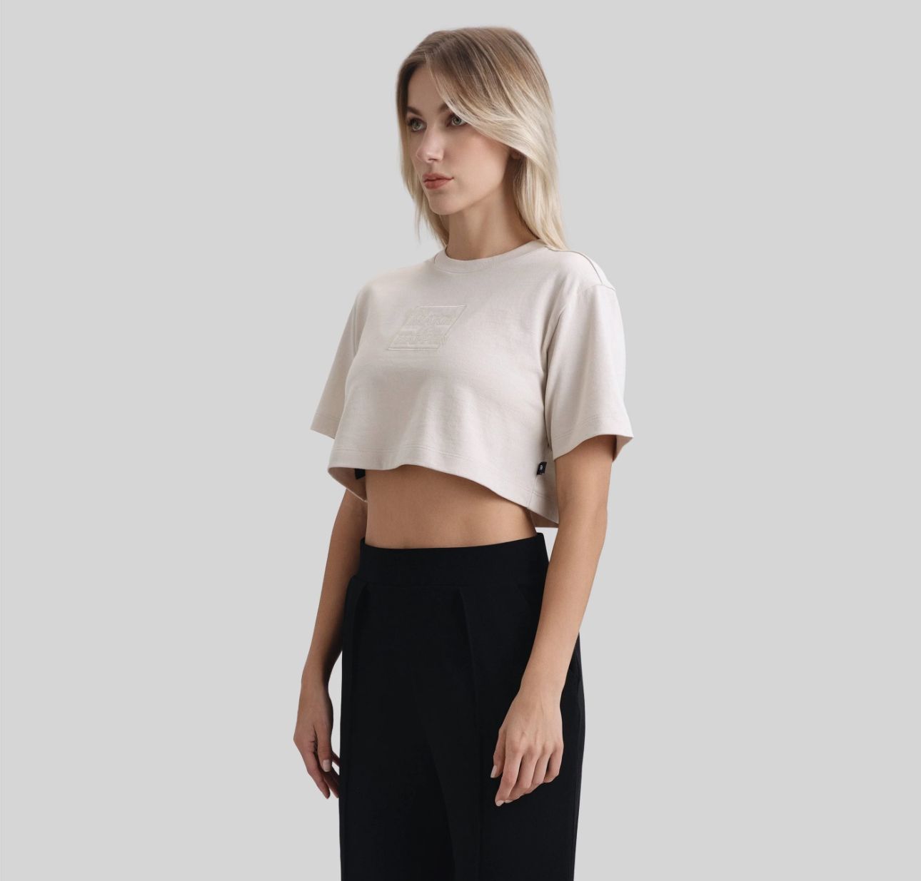 SKODA CROP TOP MOONBEAM W