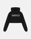W ECHOES CAMMO UNDRGLD SLIM FIT HOODIE BLACK
