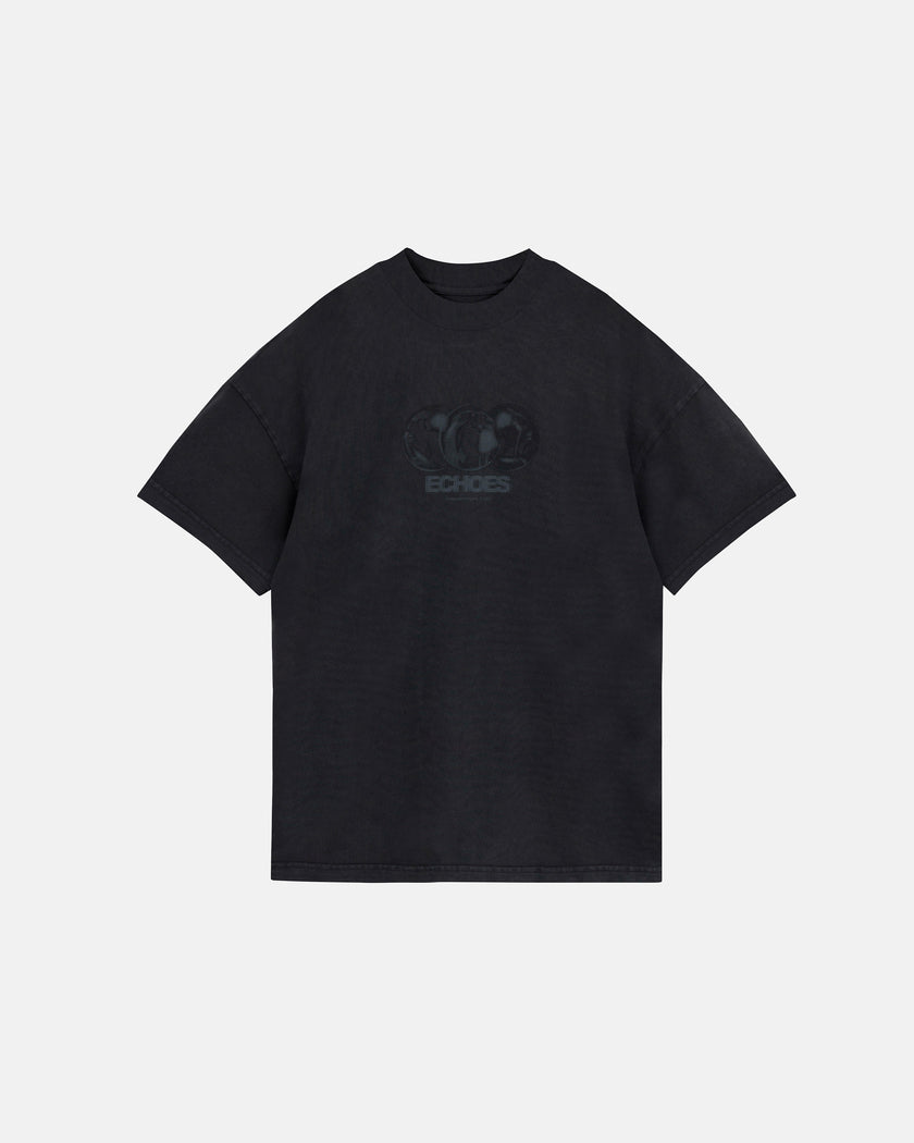 ECHOES PEAK TSHIRT VINTAGE BLACK