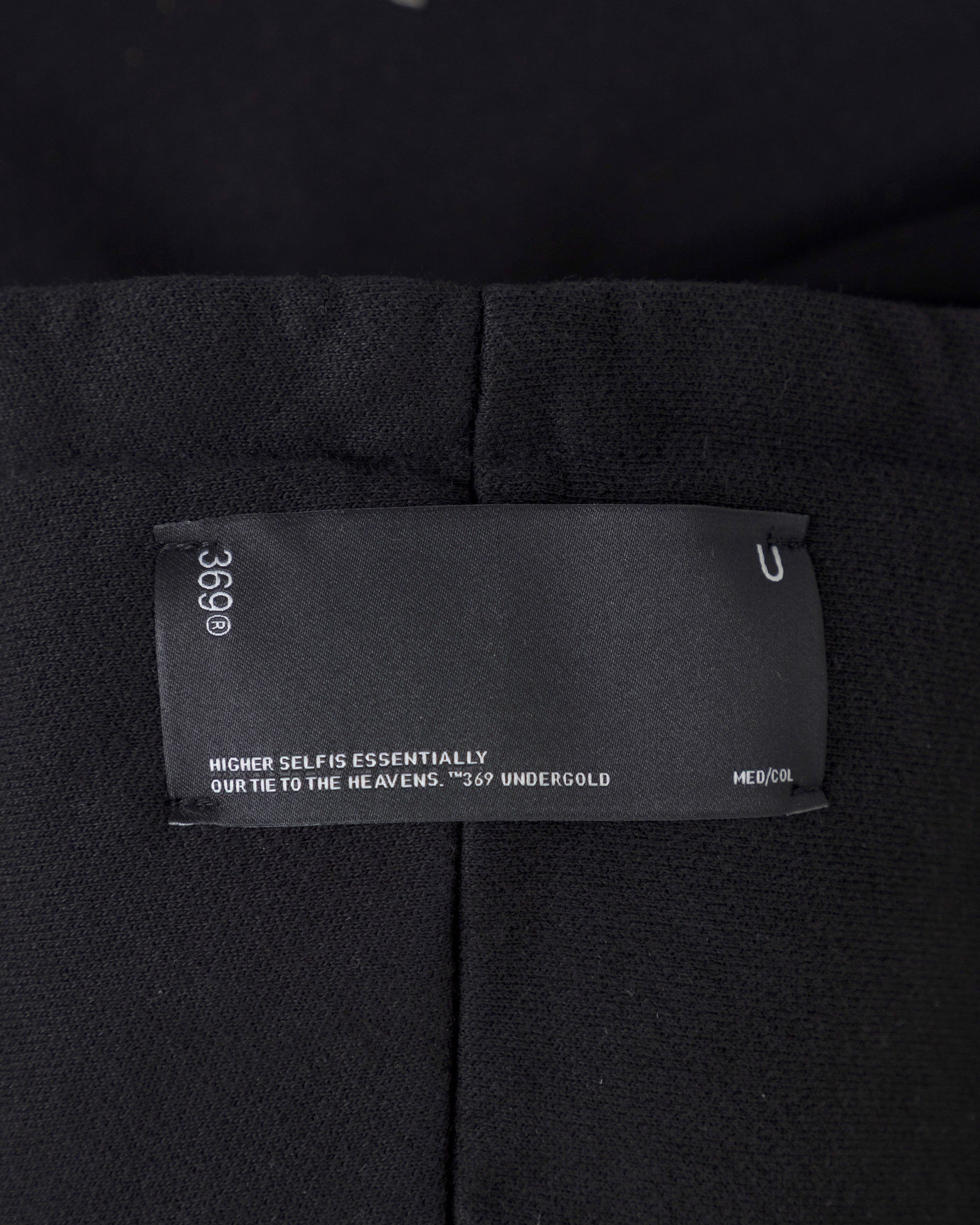 W ECHOES CAMMO UNDRGLD SLIM FIT HOODIE BLACK