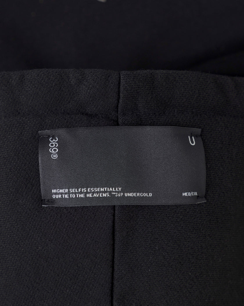 W ECHOES CAMMO UNDRGLD SLIM FIT HOODIE BLACK