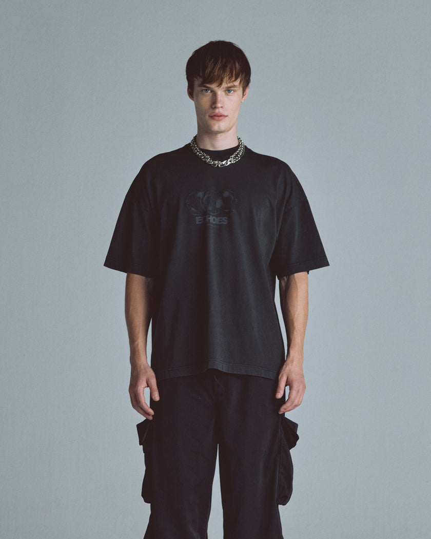 ECHOES PEAK TSHIRT VINTAGE BLACK