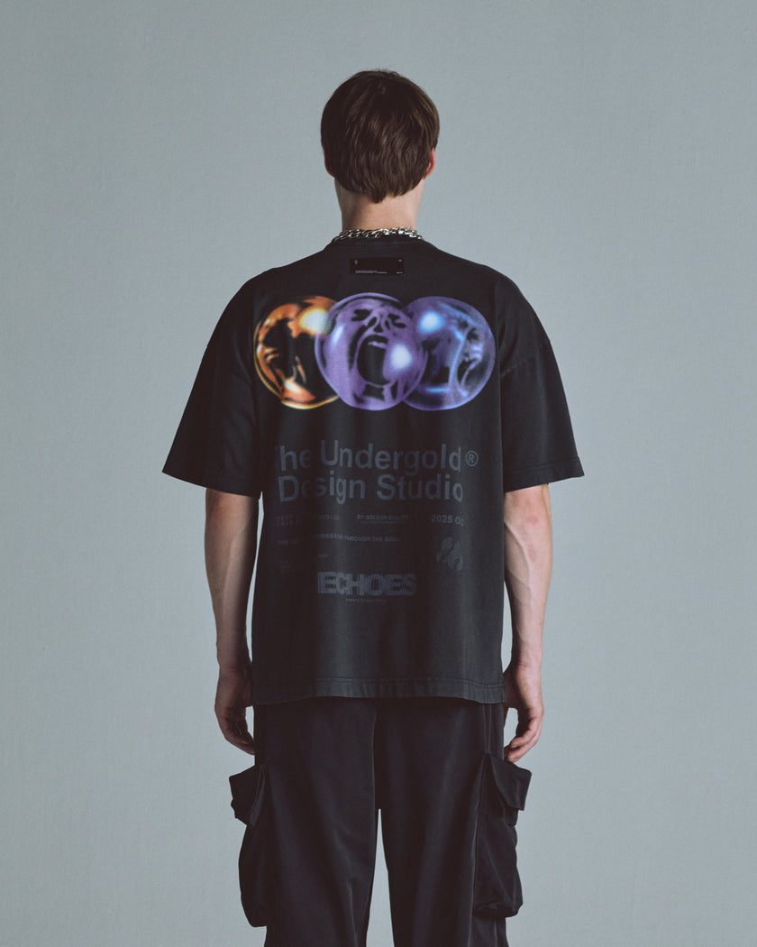 ECHOES PEAK TSHIRT VINTAGE BLACK