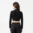 APRILE CROP TOP BLACK W