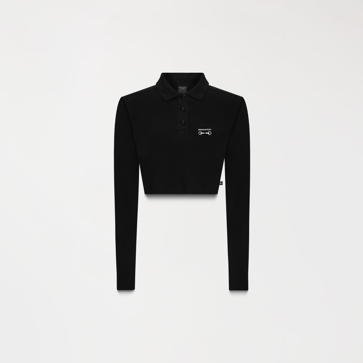 APRILE CROP TOP BLACK W