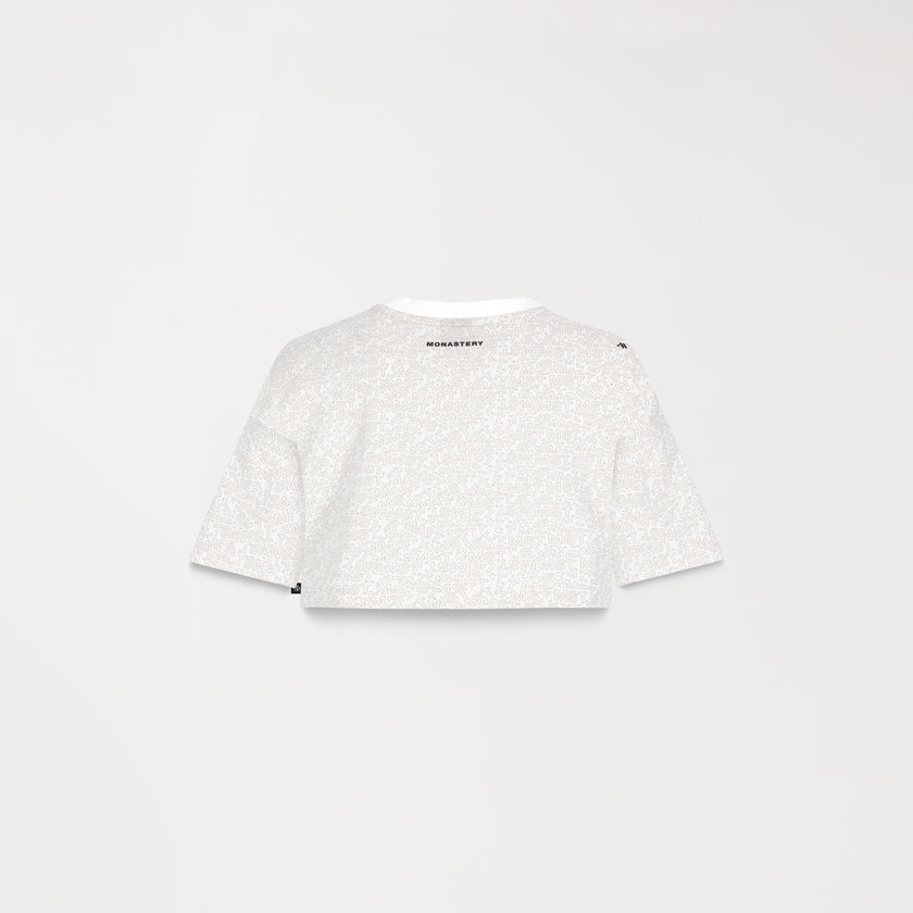 CALDEN CROP TOP WHITE W