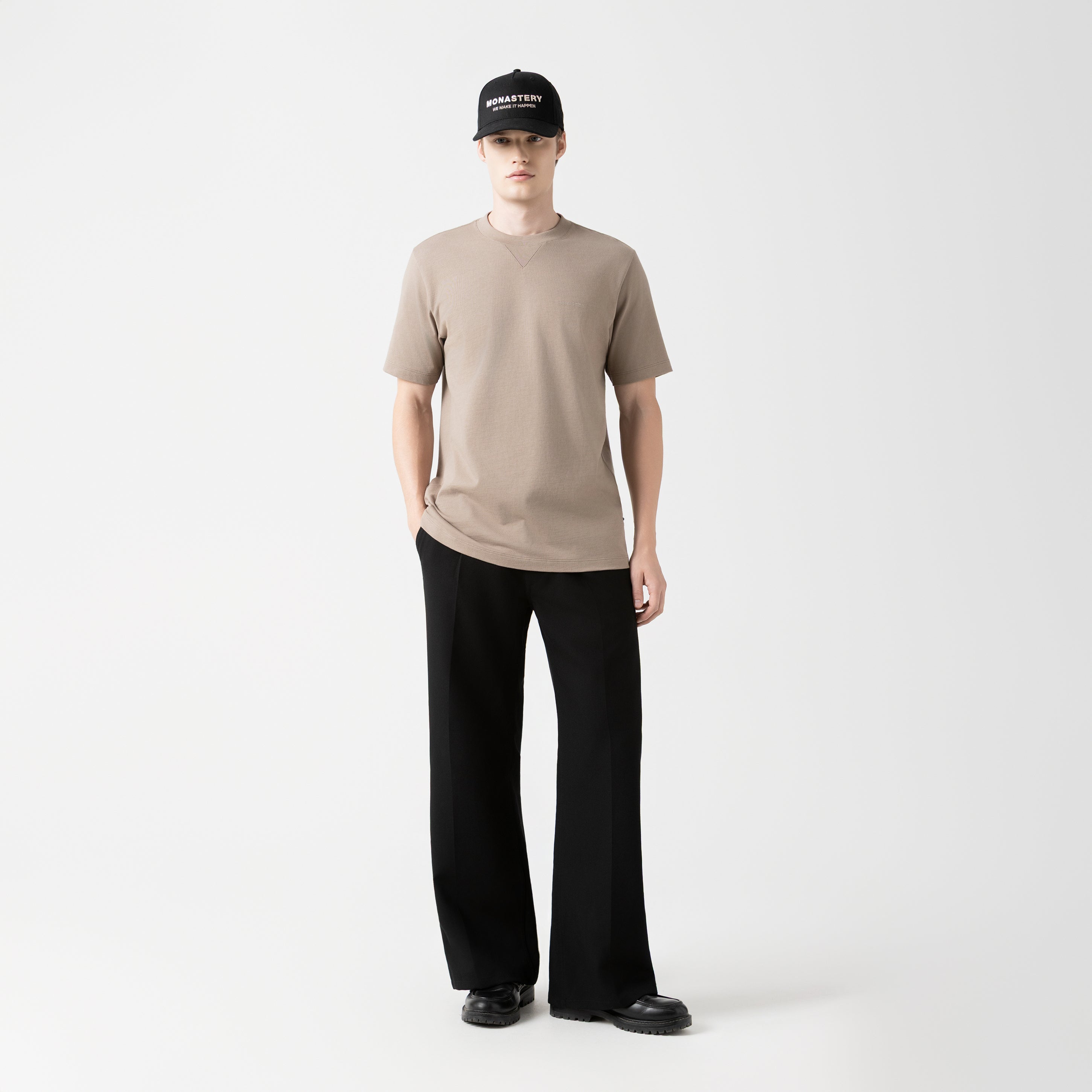 CLYDE T-SHIRT TAUPE GRAY