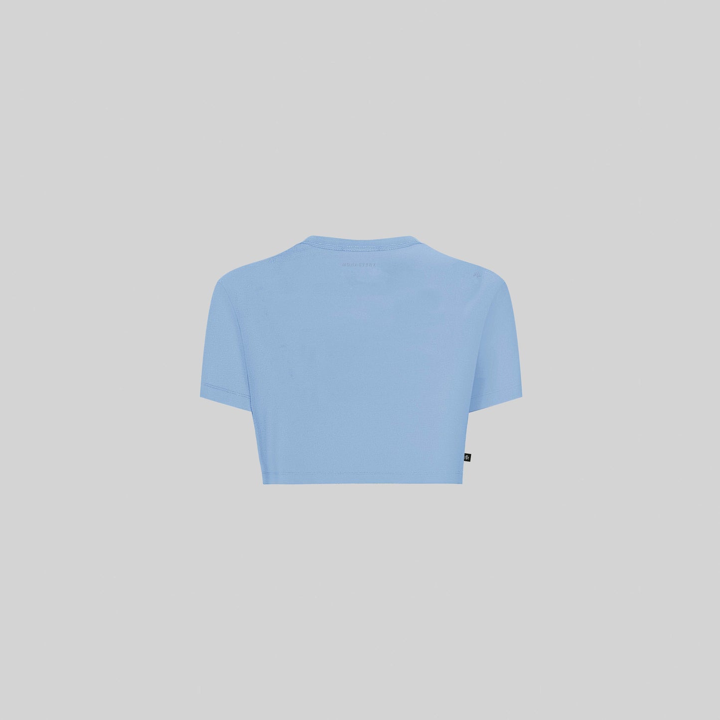 VETTEL CROP TOP FADED DENIM W