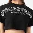 DUSTY CROP TOP BLACK W