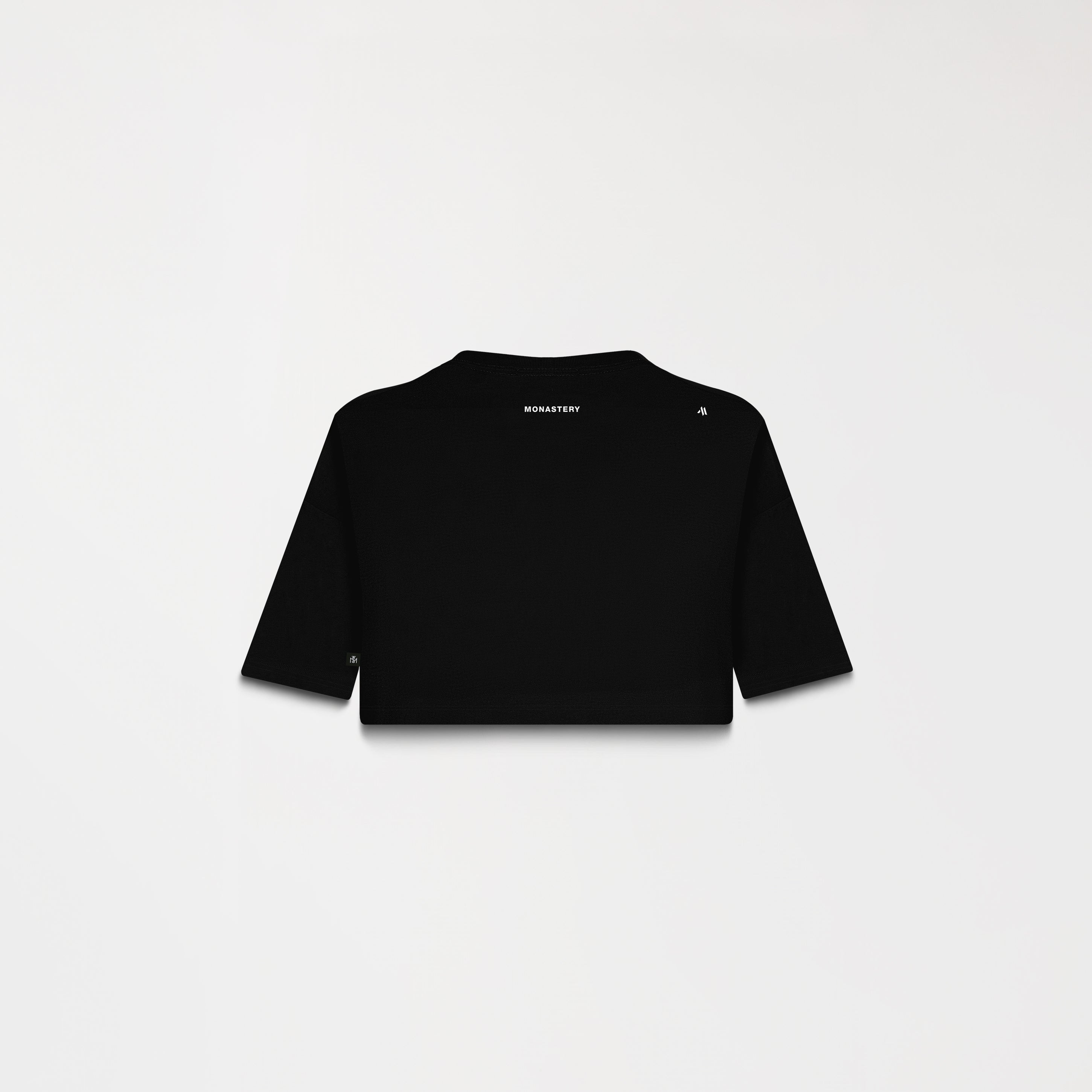 DUSTY CROP TOP BLACK W