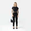 ESMME CROP TOP BLACK W