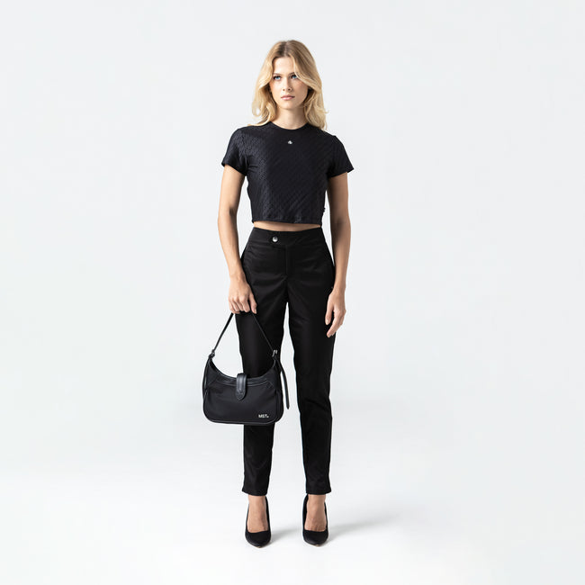 ESMME CROP TOP BLACK W