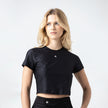 ESMME CROP TOP BLACK W