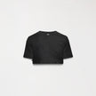ESMME CROP TOP BLACK W