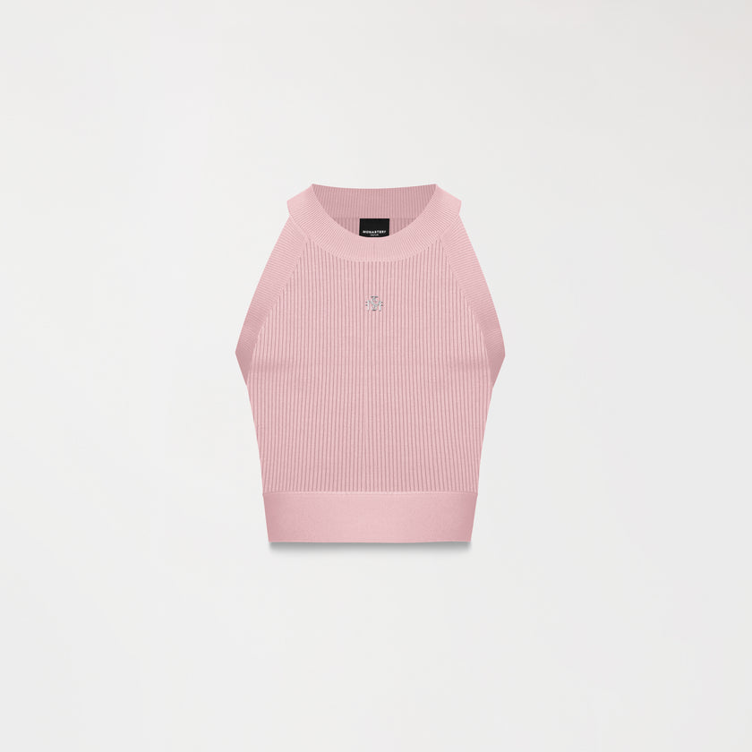 FAIRY KNITTED CROP TOP WOODROSE W