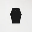 FAIRY KNITTED CROP TOP BLACK W