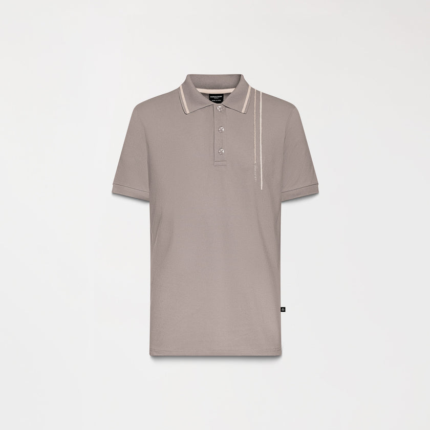 ISSOS POLO MEN TAUPE GRAY