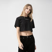 KASSIA CROP TOP BLACK W