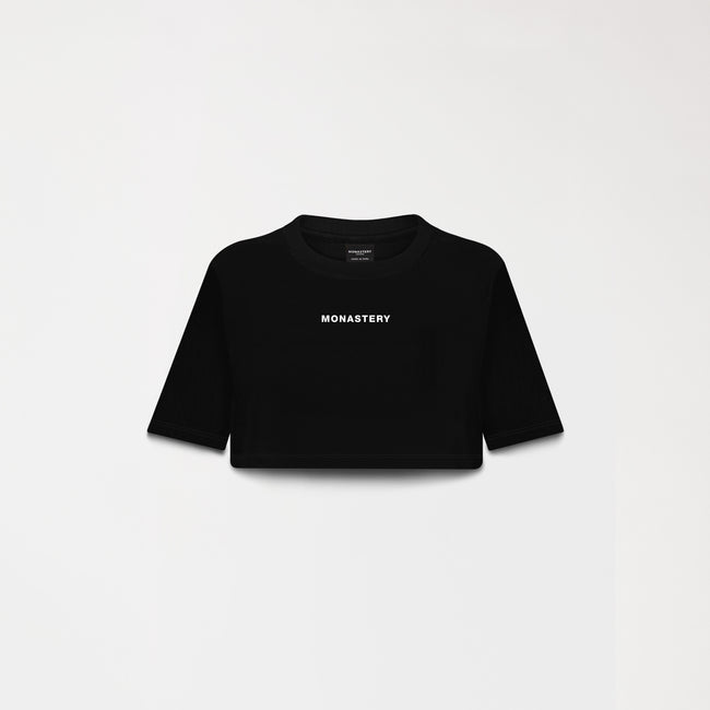 KASSIA CROP TOP BLACK W