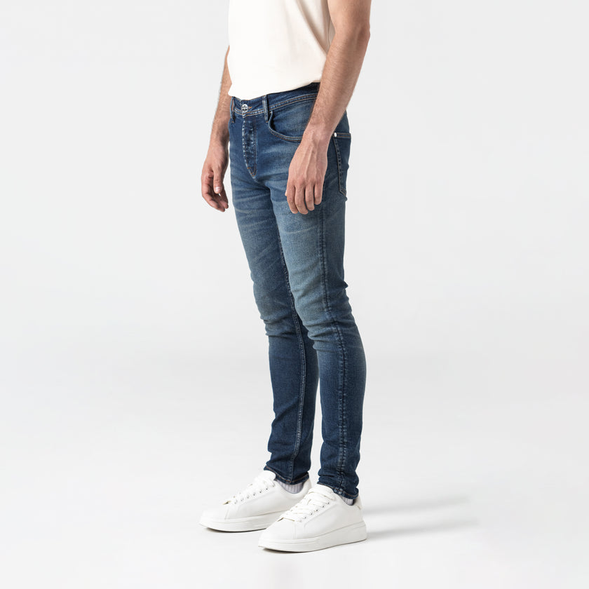KENTO JEAN MEN BLUE DENIM