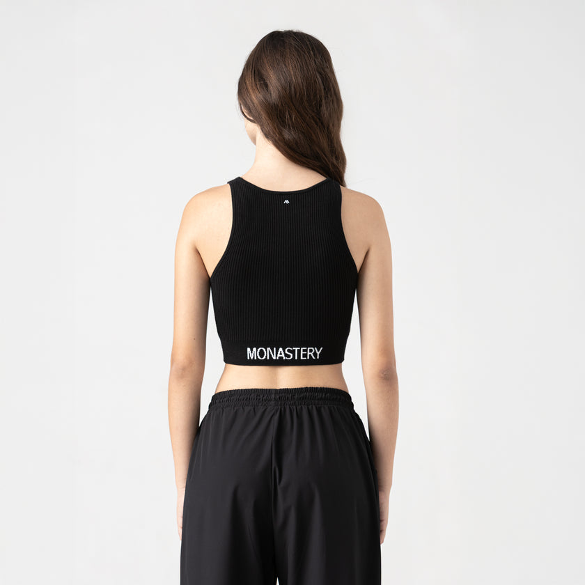 CLAIRE KNITTED TOP BLACK WOMEN