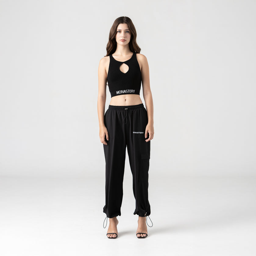 CLAIRE KNITTED TOP BLACK WOMEN