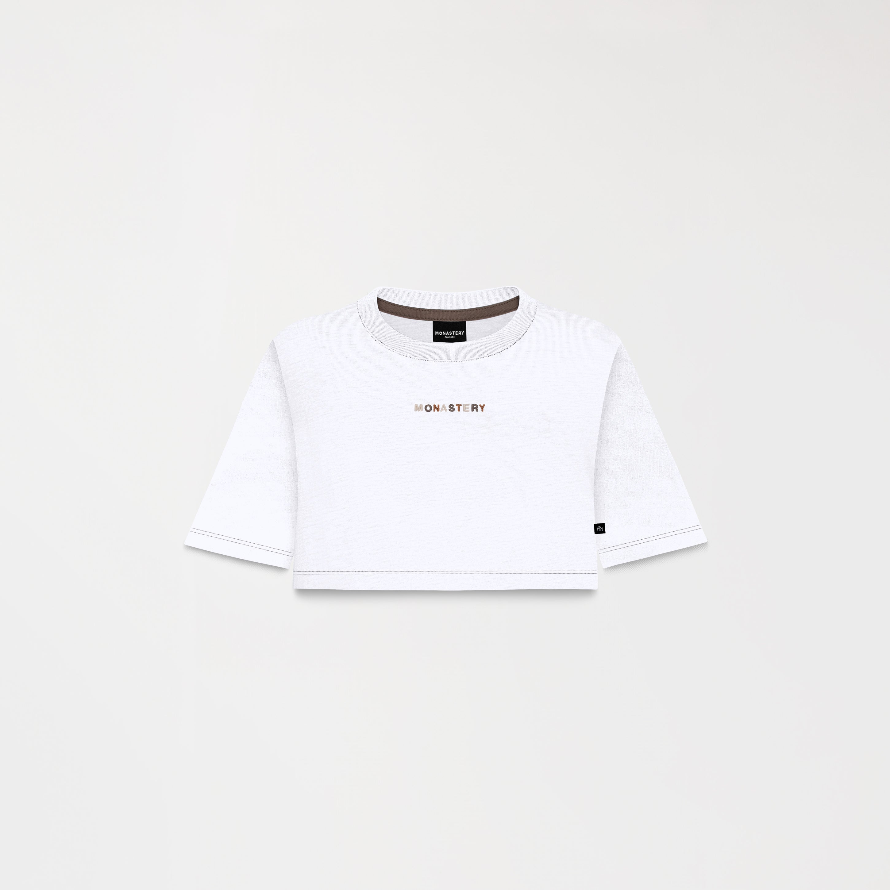 MED CROP TOP BLACK W
