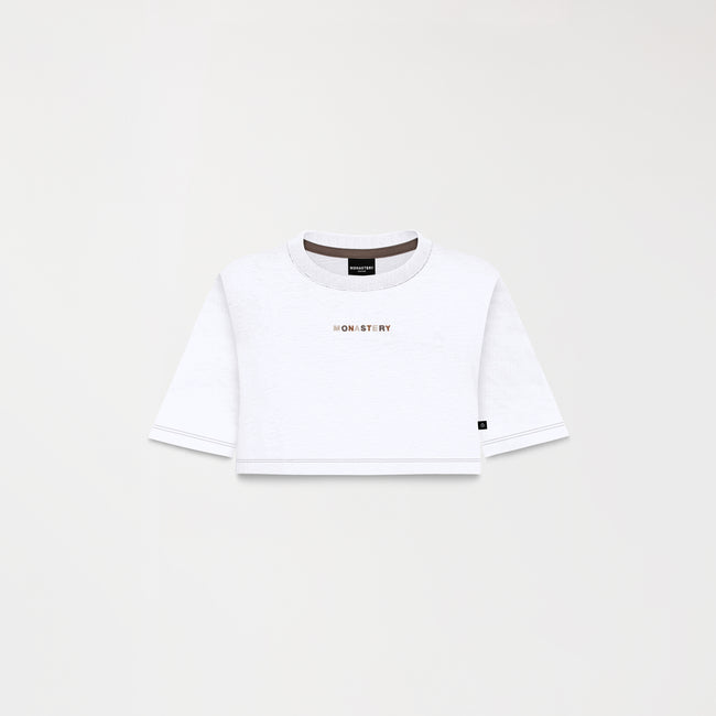 MED CROP TOP BLACK W