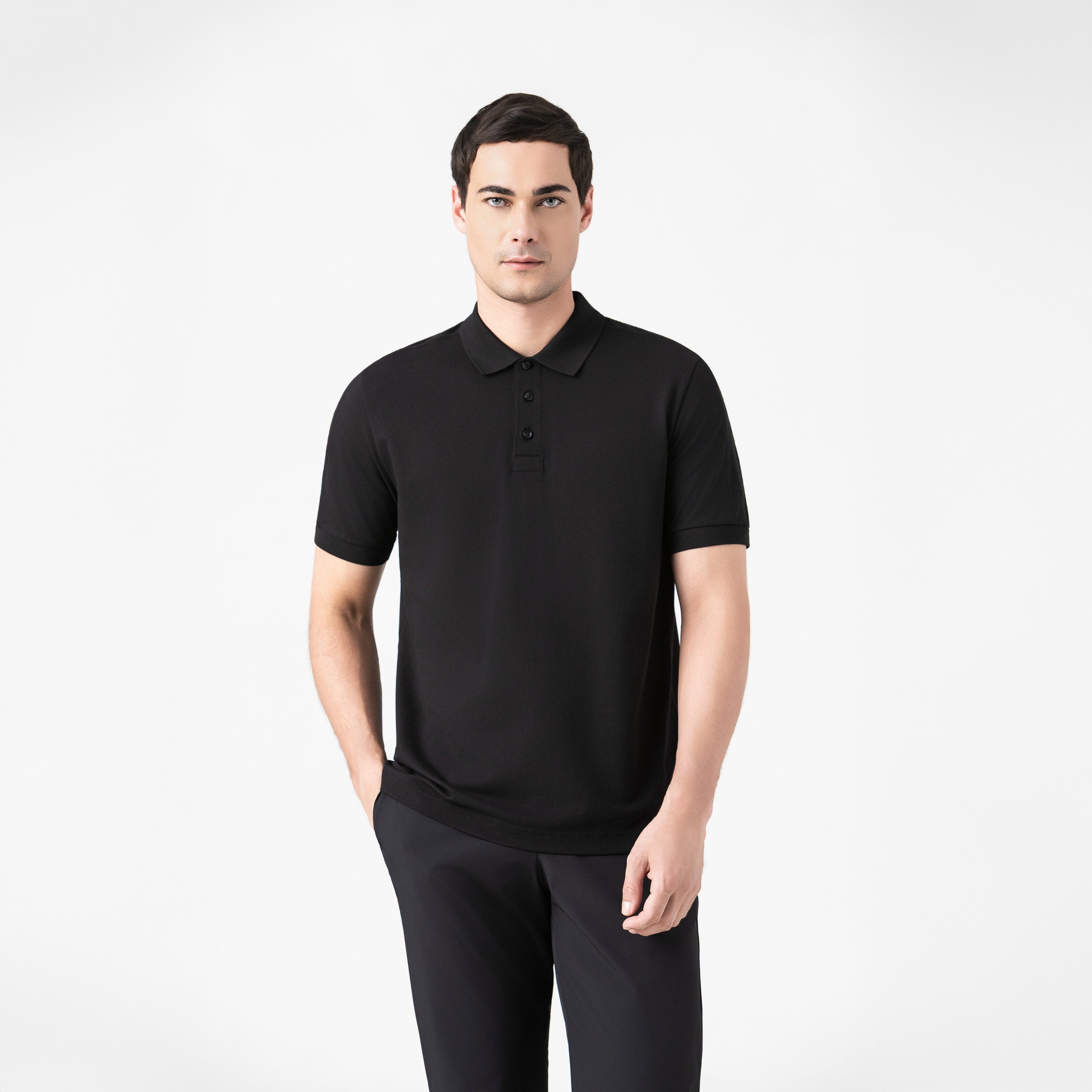PROMETHEUS BLACK POLO