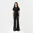 QYLLA T-SHIRT BLACK W
