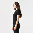 QYLLA T-SHIRT BLACK W