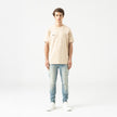 RANSON T-SHIRT MEN IRIS CREAM