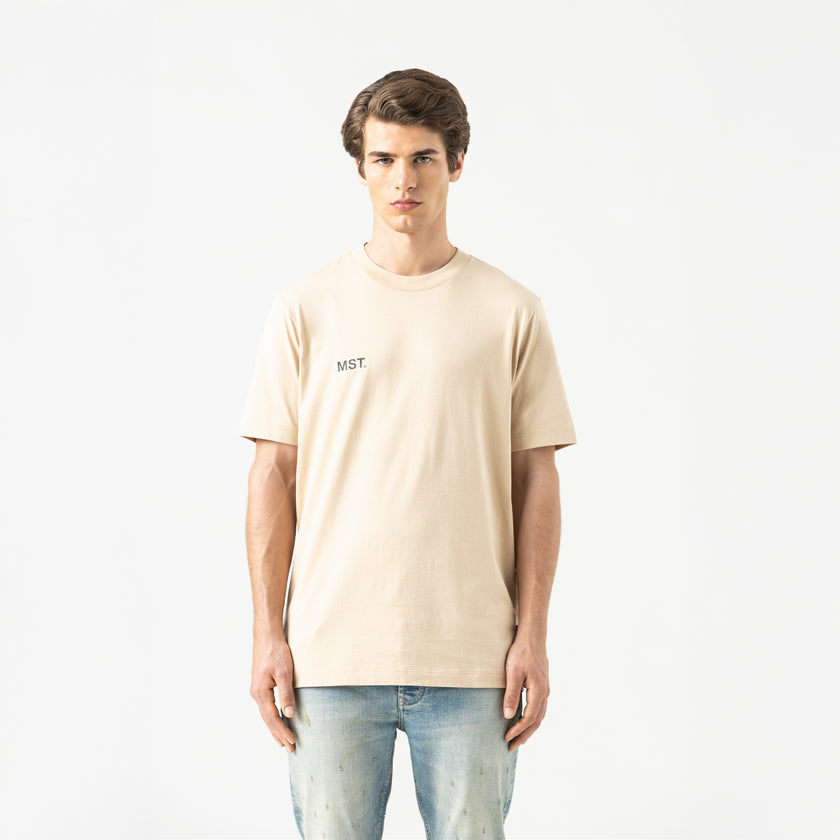 RANSON T-SHIRT MEN IRIS CREAM