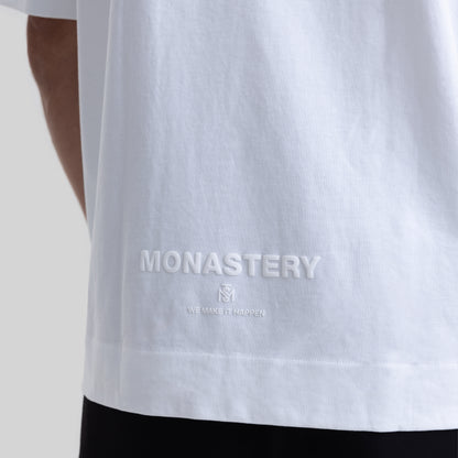 ROUGE T-SHIRT WHITE MEN OVERSIZE