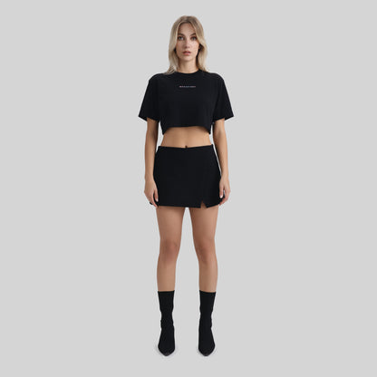 SIERRA CROP TOP BLACK W