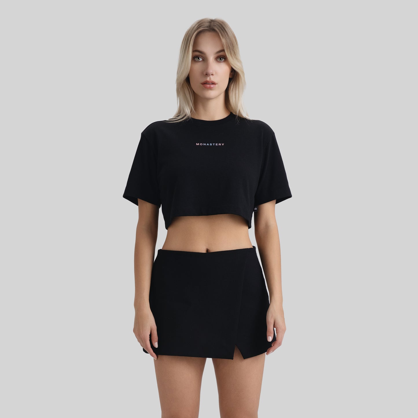 SIERRA CROP TOP BLACK W