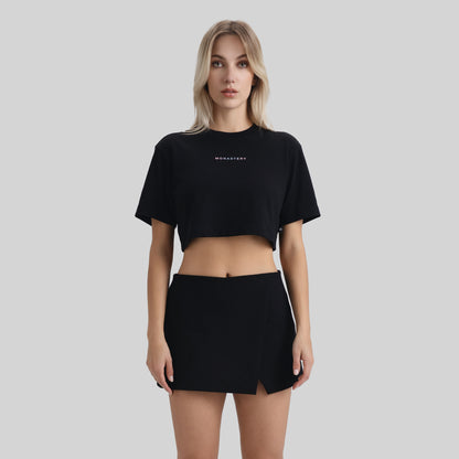 SIERRA CROP TOP BLACK W