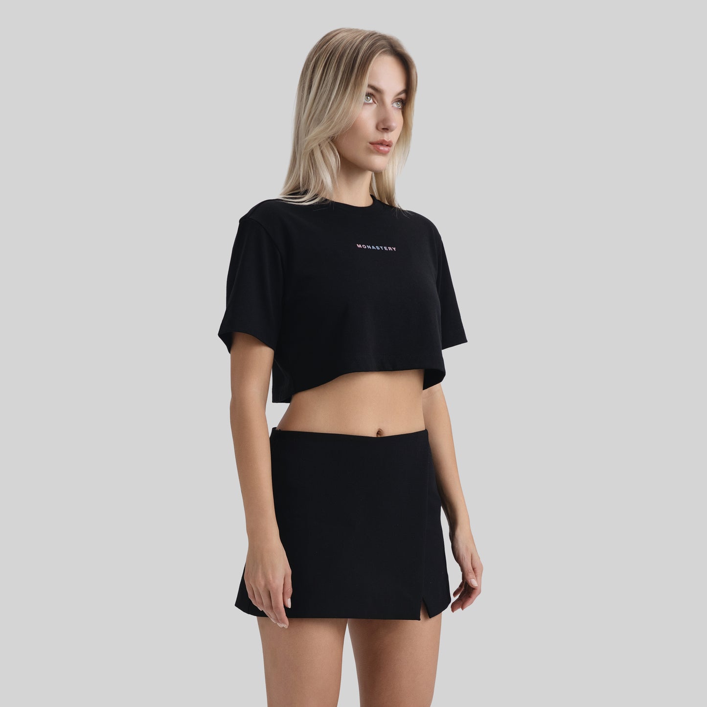 SIERRA CROP TOP BLACK W