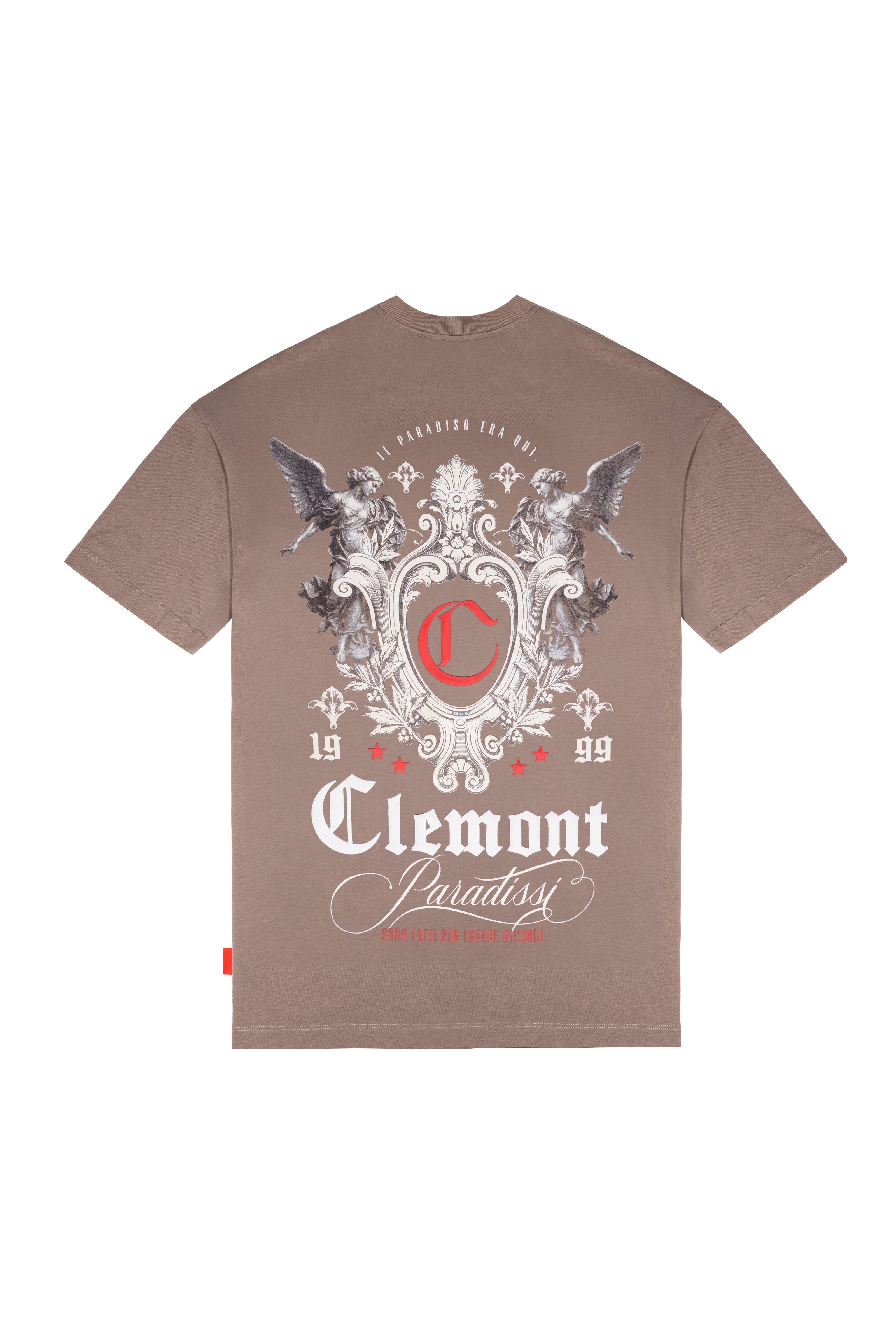 EUFORIA T-SHIRT MEN TAUPE