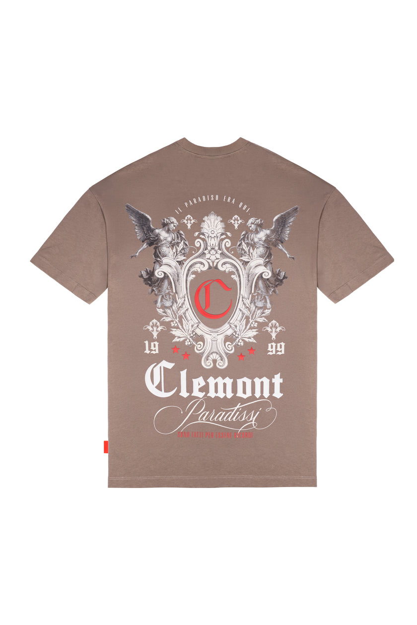 EUFORIA T-SHIRT MEN TAUPE