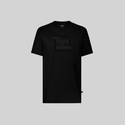 NUVOLARI T-SHIRT BLACK MEN REGULAR