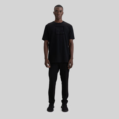 NUVOLARI T-SHIRT BLACK MEN REGULAR