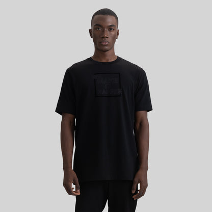 NUVOLARI T-SHIRT BLACK MEN REGULAR