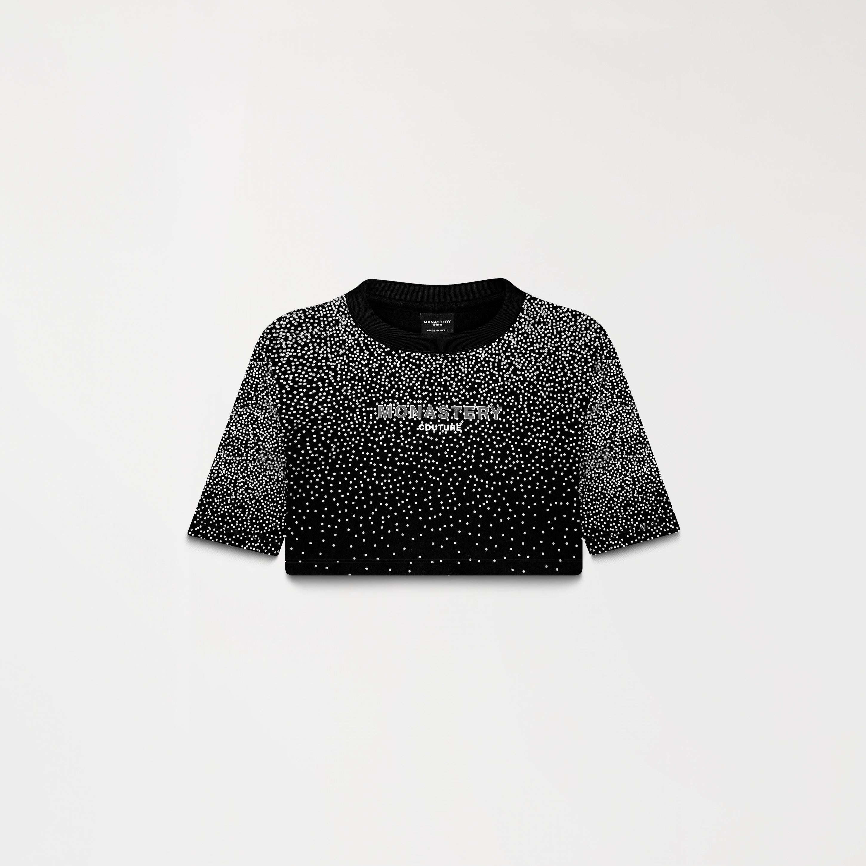 TESSIE CROP TOP BLACK W