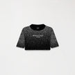 TESSIE CROP TOP BLACK W