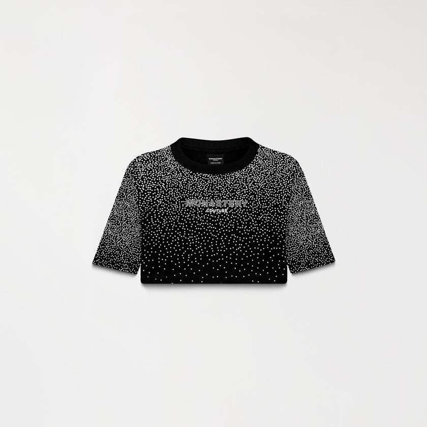 TESSIE CROP TOP BLACK W