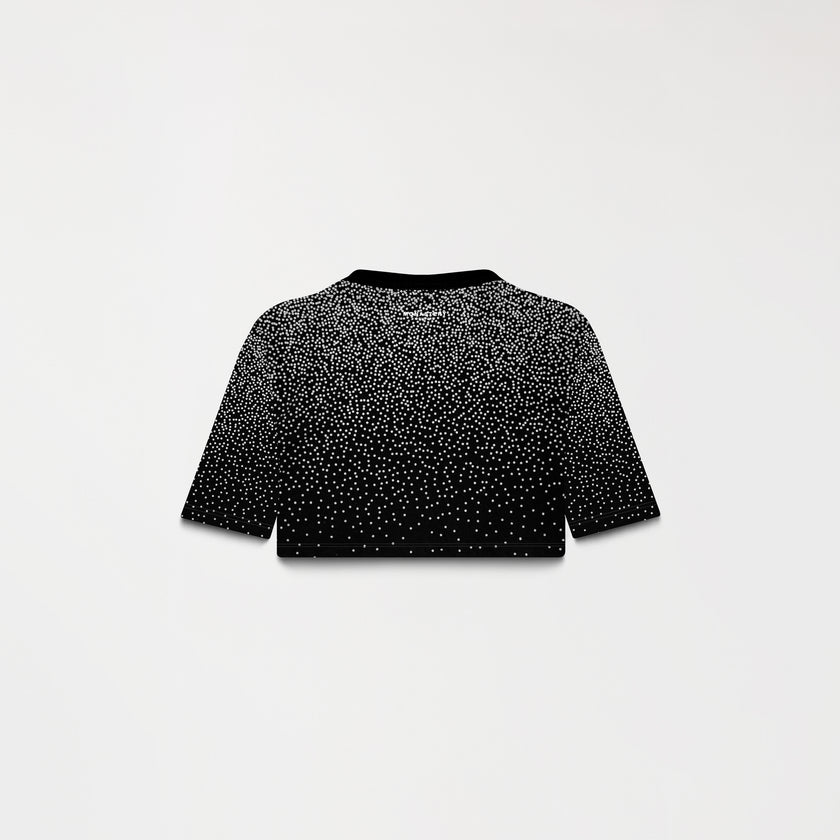 TESSIE CROP TOP BLACK W