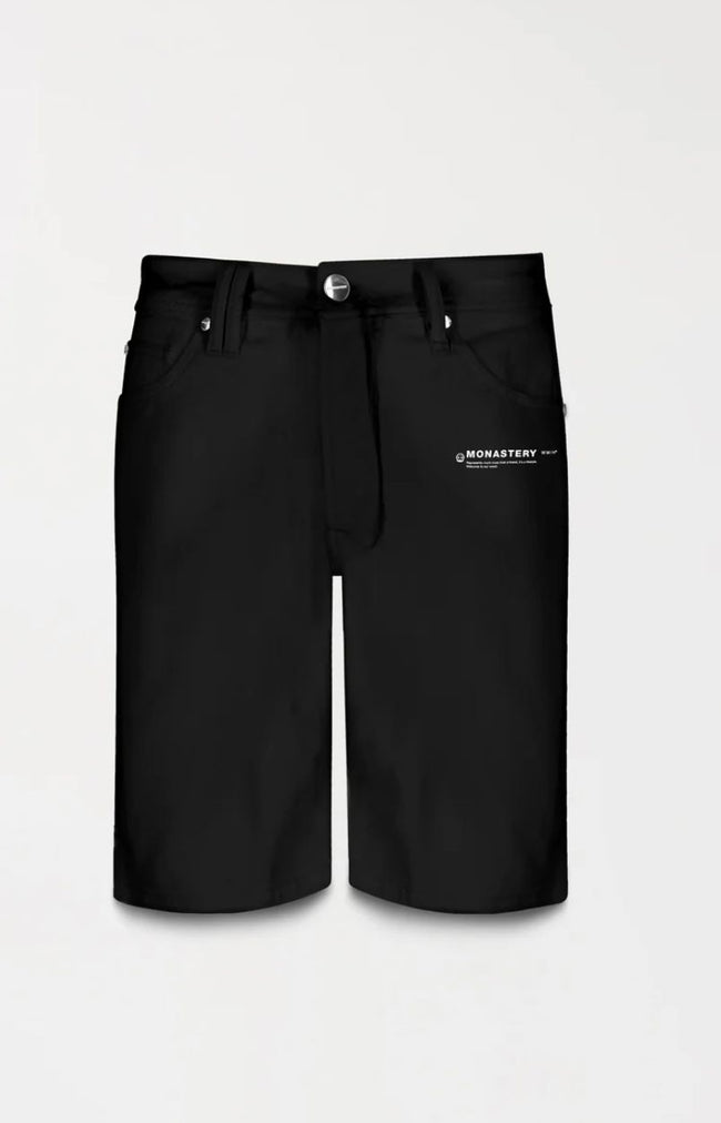 PANTRER DENIM SHORT MEN BLACK