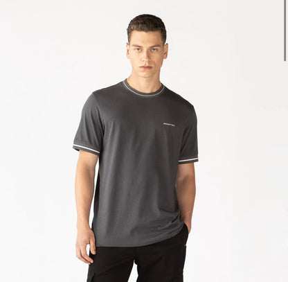 WINEHILL T-SHIRT BLACK OYSTER