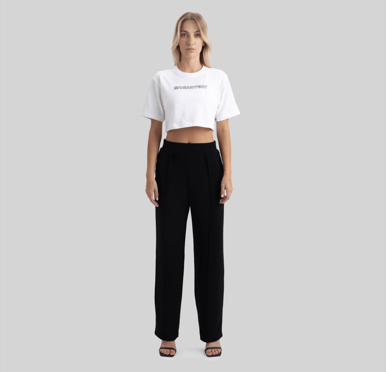 LYKAN CROP TOP WHITE W